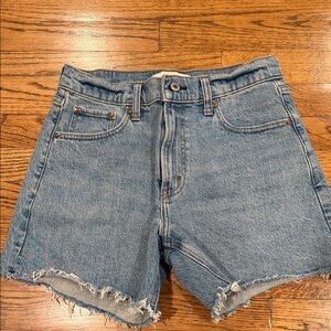 Abercrombie & Fitch Light Blue Jean Shorts